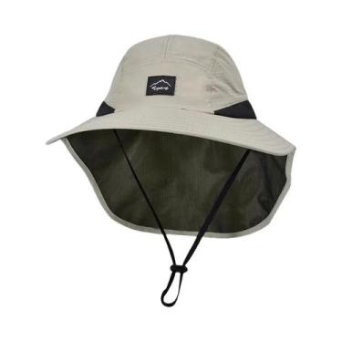 Imagem de Chapéu De Nylon Unissex Para Verão Com Aba Larga E Proteção Solar Para