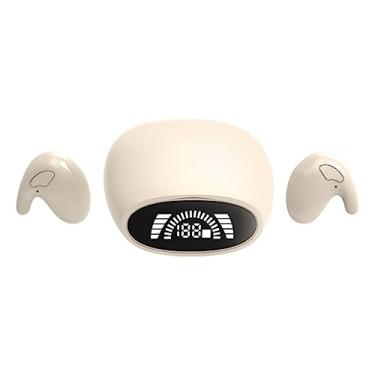 Imagem de de ouvido sem fio no ouvido Microfone embutido Som HiFi Pequenos de ouvido para dormir de ouvido esportivos para exercícios na, Cor da pele