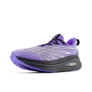 Imagem de New Balance Tênis de corrida feminino FuelCell Supercomp Elite V3, Índigo elétrico/preto, 8.5