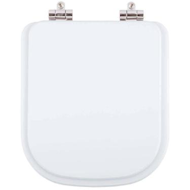 Imagem de Assento Sanitário Poliéster Fechamento Lento Misti Branco para vaso Icasa