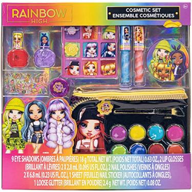 Imagem de Rainbow High – Conjunto de maquiagem cosmética Townley Girl com bolsa de paleta inclui brilho labial, esmalte de unha, sombra de olhos e muito mais! Para crianças, meninas a partir de 6 anos, perfeito