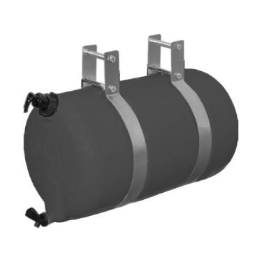 Imagem de Corote Barrica Água 25 Lts Preta - Completa c Saboneteira - Fabbof