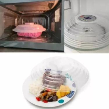 Imagem de Kit 2 Tampas Protetora Alimentos Microondas Prato Cozinha  - hOME E mO