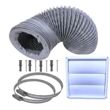 Imagem de Kit Duto Exaustão Exaustor Coifa Electrolux 90cx 90cxs 90fs - Brazan