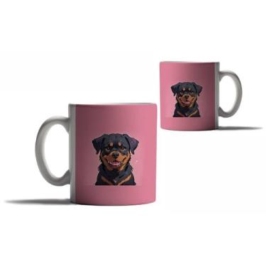 Imagem de Caneca Personalizada Presente Cachorros Raça Rottweiler Amor - Enjoy S