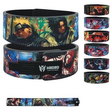 Imagem de MEDSO Cinto de alavanca de levantamento de peso anime para agachamentos, levantamento terra, treinamento cruzado, halterofilismo, musculação para suporte perfeito para as costas para homens e mulheres
