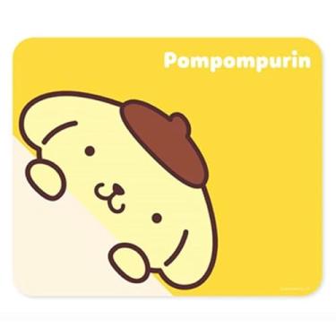 Imagem de Tapete de mouse retangular Peek-a-Boo da SanrioFriends - Oficialmente licenciado (amarelo Pompompurin)