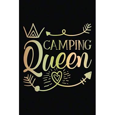 Imagem de Our Travel Memories Journal: Camping Queen | Blank Lined Adventure Diary | Valentine's Day Gift Card Alternative For Couple And Family (Love Keepsake Notebook)