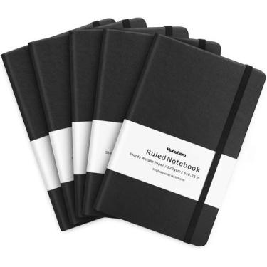 Imagem de Notebook Huhuhero Forrado - Papel 120g/m² - 5 Unidades - 8,25"