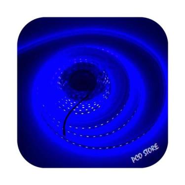 Imagem de Fita De Led 3528 Alto Brilho 25w/m 5mts 240 Leds/m 12v Azul - PCO