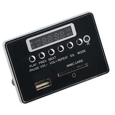Imagem de MP3, WMA, WMA, WAV MP3 Decodificador Módulo de áudio Usb Storage Memória FM Rádio FM, Exibição de LED Digital Com Suporte para Saída de áudio de Canal Dupla Sem Amplificador,