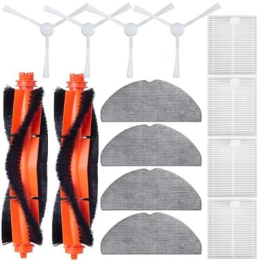 Imagem de Peças de reposição para aspirador de pó robô Xiaomi S20, 2 escovas principais, 4 filtros HEPA, 4 escovas laterais, 4 almofadas de esfregão, kit de acessórios acessórios de reparo de reposição