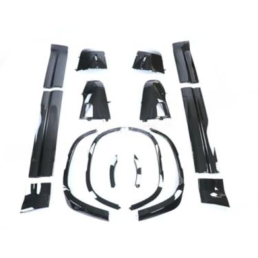 Imagem de Divisores de para-choque dianteiro traseiro difusor roda de carro sobrancelha porta guarda corpo kit para Defender 110 90 acessórios de carro (110)