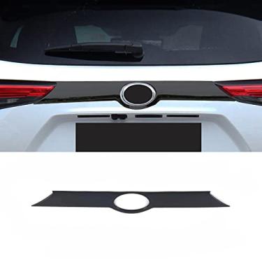 Imagem de KELEIMAI Acessórios Para Carro, Grade Protetora De Porta-Malas, Decoração, Placa Proteção, Compatível Com Toyota Highlander 2021 2022 2023 2024 2025, Acabamento Externo Traseiro, Capa Proteção Do Po