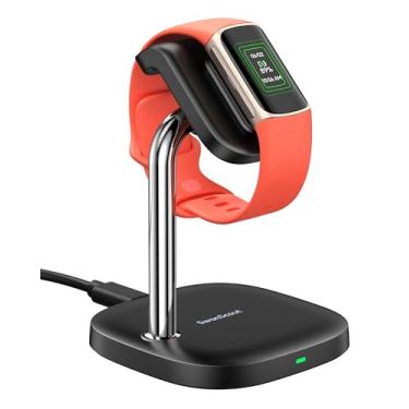 Imagem de SwanScout Suporte de carregador de relógio para Fitbit Charge 6, base magnética de carregamento rápido para Fitbit Charge 6/Charge 5/Luxe, SwanScout 505FC