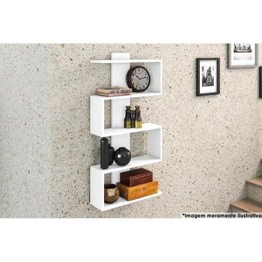 Imagem de Prateleira Decorativa Quarto Bebê AM 3087 Branco - Movelbento