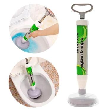 Imagem de Desentupidor Bomba Vácuo Para Vaso Sanitário E Pia Manual - IDEA+PRO