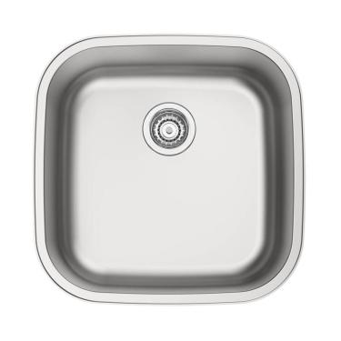 Imagem de Cuba de Embutir ou Sobrepor Tramontina Aria Maxi 40 BS em Aço Inox Acetinado 40x40 cm 94029102