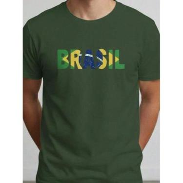 Imagem de Camiseta Casual Masculina Copa do Mundo 2026 Jogos Malha em Algodão do