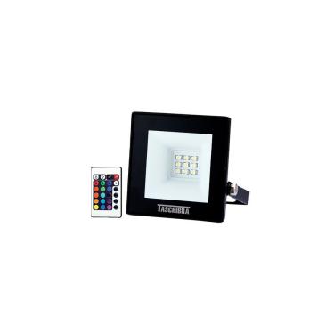 Imagem de Refletor Taschibra Tr Led Slim Rgb 10w Preto Bivolt Rgb 15030034-02