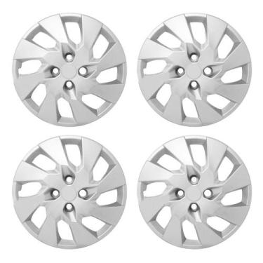 Imagem de Jogo Calota aro 13 Corsa/ Corsa Sedan Celta modelo Onix Prata - GFM