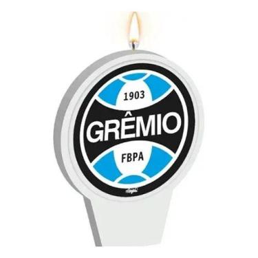 Imagem de Vela Aniversário Grêmio - Time Futebol - Licenciado Regina - Regina Fe