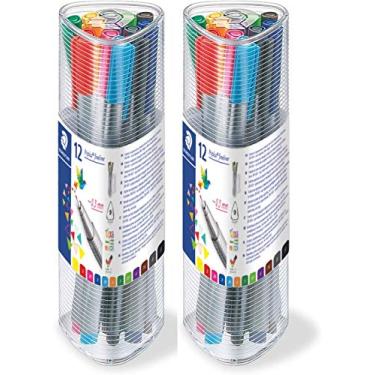 Imagem de Caneta Staedtler Triplus Fineliner 0,3 mm, conjunto de 12 cores, 2 Pack (0.3mm)