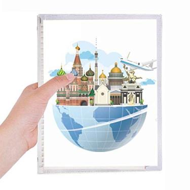 Imagem de Caderno de aviões Catedral de São Basílio da Rússia com folhas soltas e diários recarregáveis