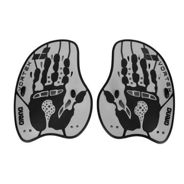 Imagem de Palmar Para Natação Vortex Hand Paddle Prata/Preto Arena, M