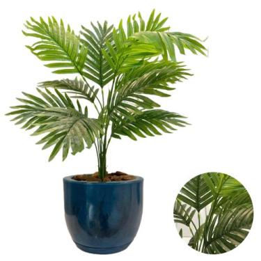 Imagem de Planta Artificial Palmeira Com Vaso Bojo Completo - PlantaImport