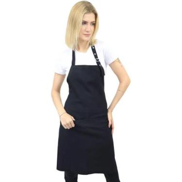 Imagem de Avental com Fivela Bolso Oxford - DEMORGAN, Preto, UN