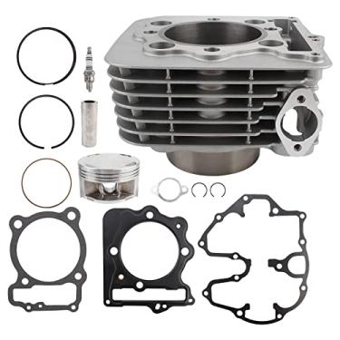 Imagem de AUTOKAY Kit de reconstrução de extremidade superior juntas de pistão de cilindro para Honda TRX400EX 1999-2008 85mm12100-KCY-670 12191-KCY-672 13011-KCY-67