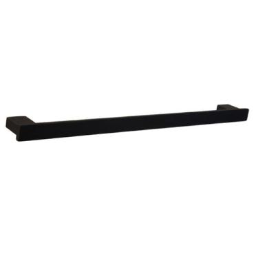 Imagem de PORTA TOALHA BANHO INOX PRETO 60cm MOD SLIN VII06 - J INOX