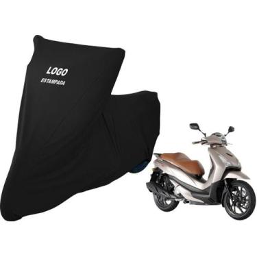 Imagem de Capa Para Proteger Motocicleta DafraCitycom HD 300 Com Logo - Mz, Pret