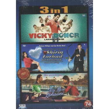Imagem de Vicky Donor / Shirin Farhad Ki Toh Nikal Padi / Teri Meri Kahaani(3 in 1 - 100% Orginal DVD Without Subtittle)
