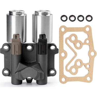 Imagem de FANHAY Solenoide de câmbio linear duplo de transmissão para Honda 2007-2008 Fit 1.5L L4 2006-2011 Honda Civic 1.8L L4 Dual Linear Shift Solenoid Repalce - 28260RPC004 28260-RPC-004