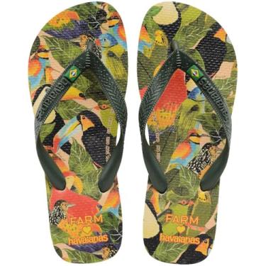 Imagem de Havaianas - Chinelo Havaianas Farm Folhagens De Pássaros