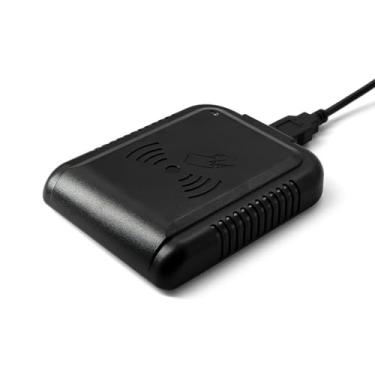 Imagem de Navfmru Leitor de cartão RFID USB Leitor de cartão RFID 125 Khz, sensor de proximidade sem contato, leitor de cartão de identificação inteligente EM4100
