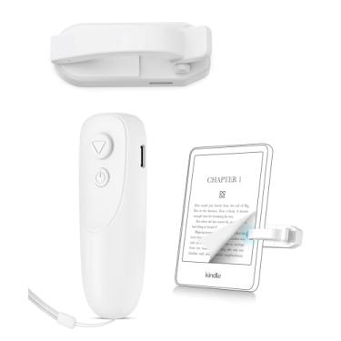 Imagem de Fuloview Virador de página com controle remoto para Kindle Paperwhite Kobo eReaders, Kindle, tablets, celulares - branco