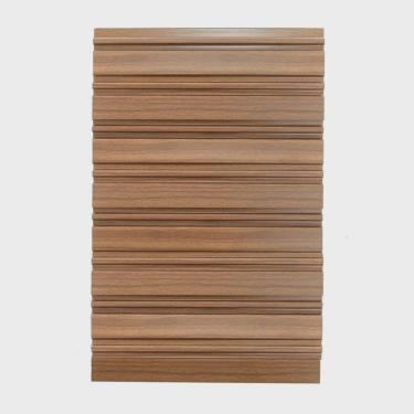 Imagem de Painel Ripado de Poliestireno 12,2 Cm X 1,2cm Metro Linear-gr02pr-m - Barra 2,85ml - caixa com 2,85