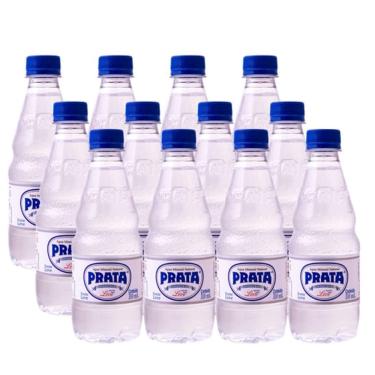 Imagem de Água Mineral Prata Natural Leve s/ Gás 510Ml (12 Unidades)