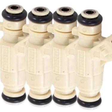 Imagem de 4 bicos injetores gm agile cobalt 1.4 bosch 0280157151