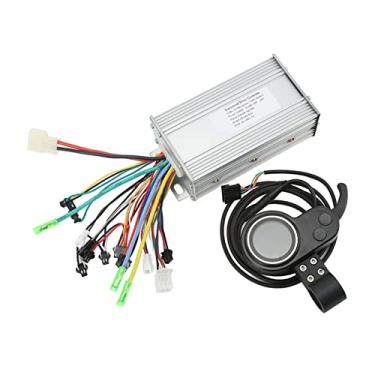 Imagem de 36V 48V 500W Kit de controlador de bicicleta elétrica com 2 em 1 em 1 redonda do kit de conversão do polegar de painel LCD