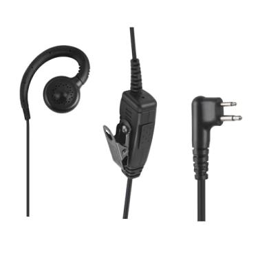 Imagem de stdgove Fone de ouvido giratório com anel C de 2 pinos M1 com microfone Ptt para Motorola cp100 cls1410 gp300 cp200d bpr40 CLS 1110 1410 cp185 dlr1060 rdm2070d dlr1020 rrmu20400 Rdu4100 dtr700