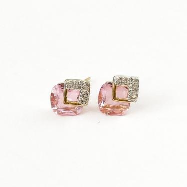 Imagem de Brinco Feminino Colorido Banhado A Ouro 18k