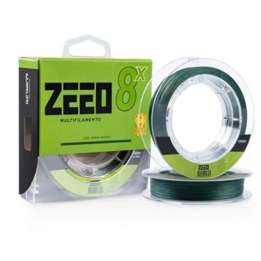Imagem de Linha Multifilamento Zeeo 8x 0,40mm 150m Zeeo 8x Verde Musgo