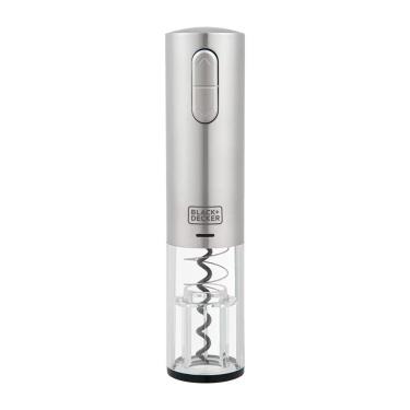 Imagem de Abridor De Vinho Black+decker Gourmand Bat W10 Inox Cinza Bivolt
