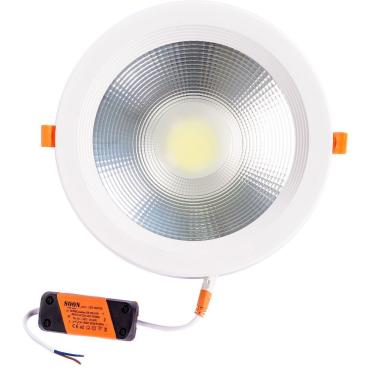 Imagem de Plafon Spot Led Cob 30w Embutir Redondo Branco Frio 6500k