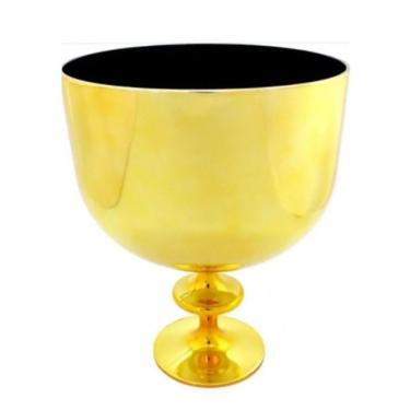 Imagem de Taça Americana Acrílico Metalizada Dourada - 1,250l