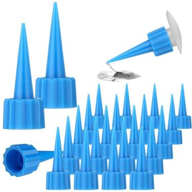 Imagem de Loopeer 24 peças, 312 pontas extras para cola Ca, pontas aplicadoras, tampa, cola de plástico, micropontas, extensor, aplicador de precisão para garrafas de Ca, tubos adesivos, dispensadores de